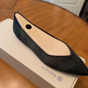 Brand new Racer Green Check Rothys size 9.5